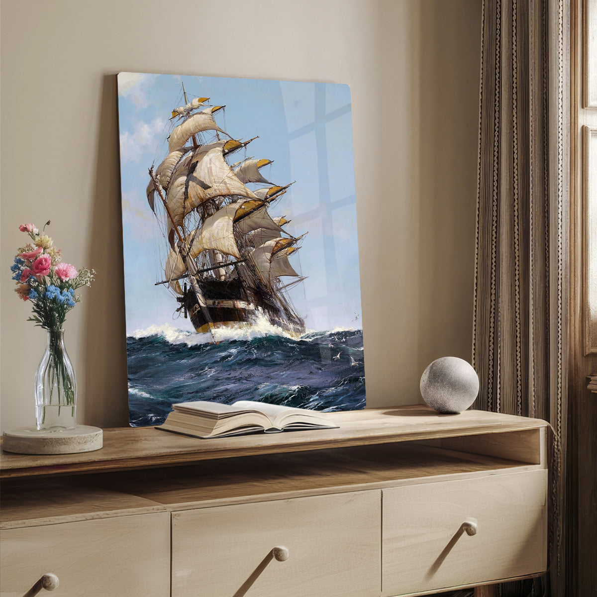 Serene Voyage HD Metal Wall Art