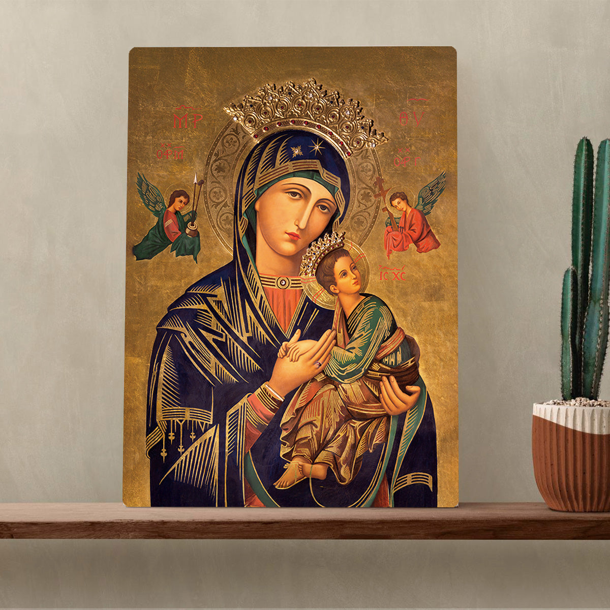 Our Lady of Perpetual Help - Metal Wall Art