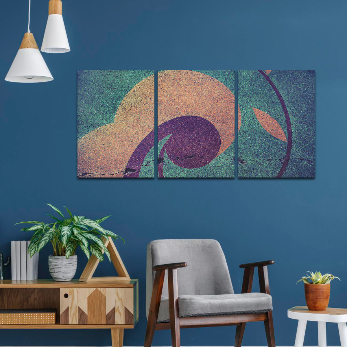 Captivating Colors: Three-Panel Metal Wall Art