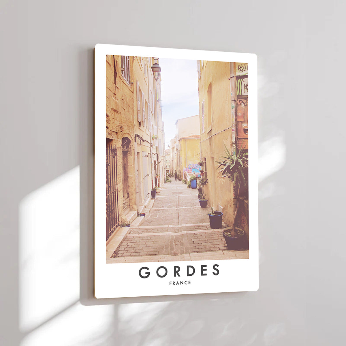 Enchanting Gordes: HD Metal Wall Art