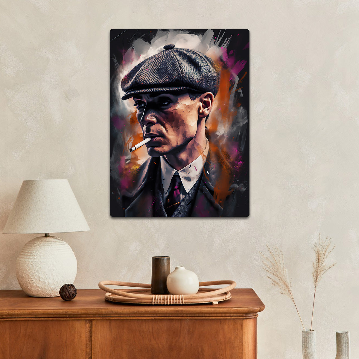 Tommy Shelby Tribute: HD Metal Wall Art