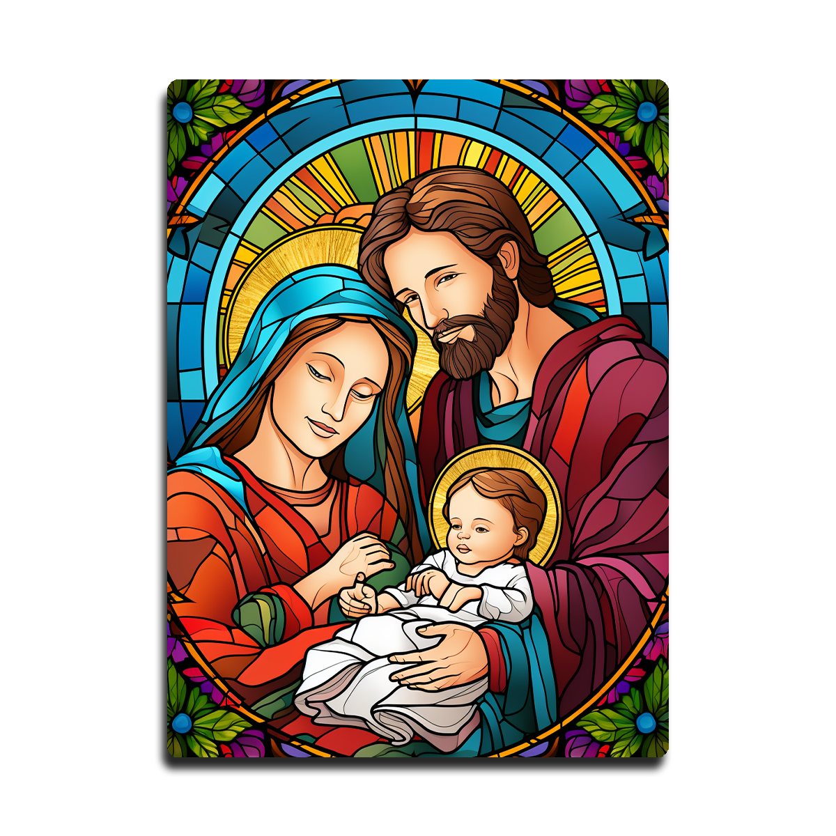 Holy II Family HD Metal Wall Art