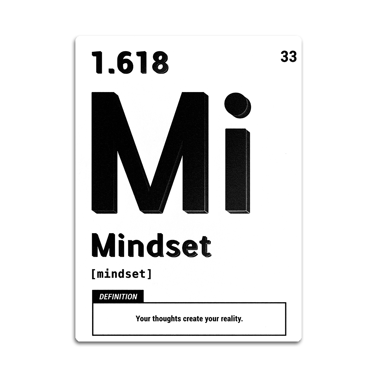 Mindset 2 HD Metal Wall Art