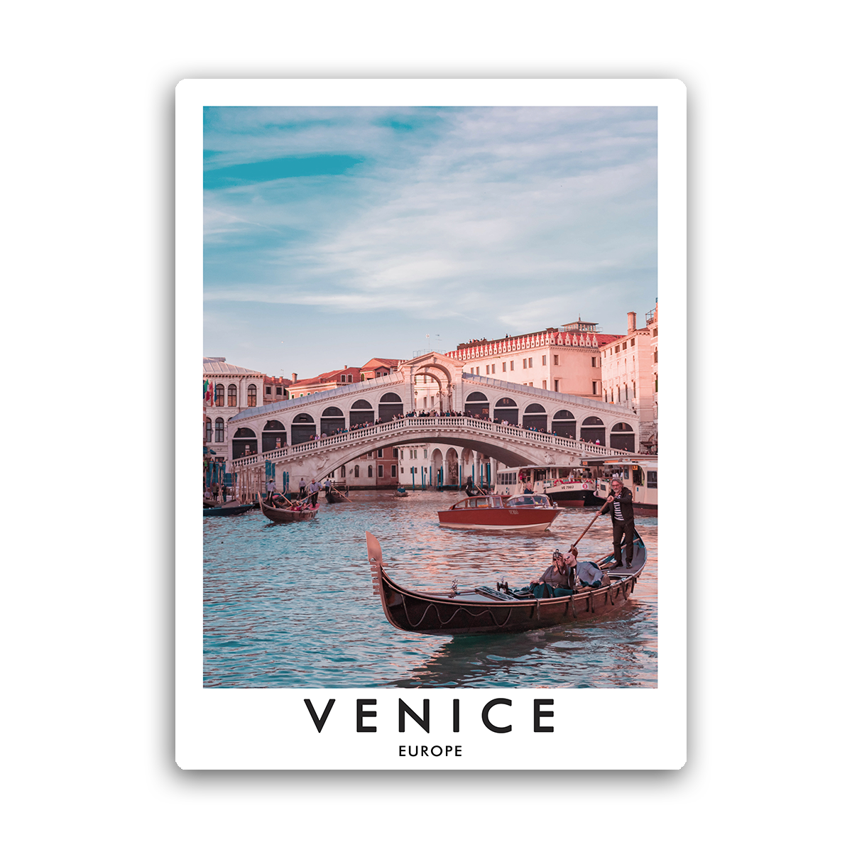 Venice HD Metal Wall Art