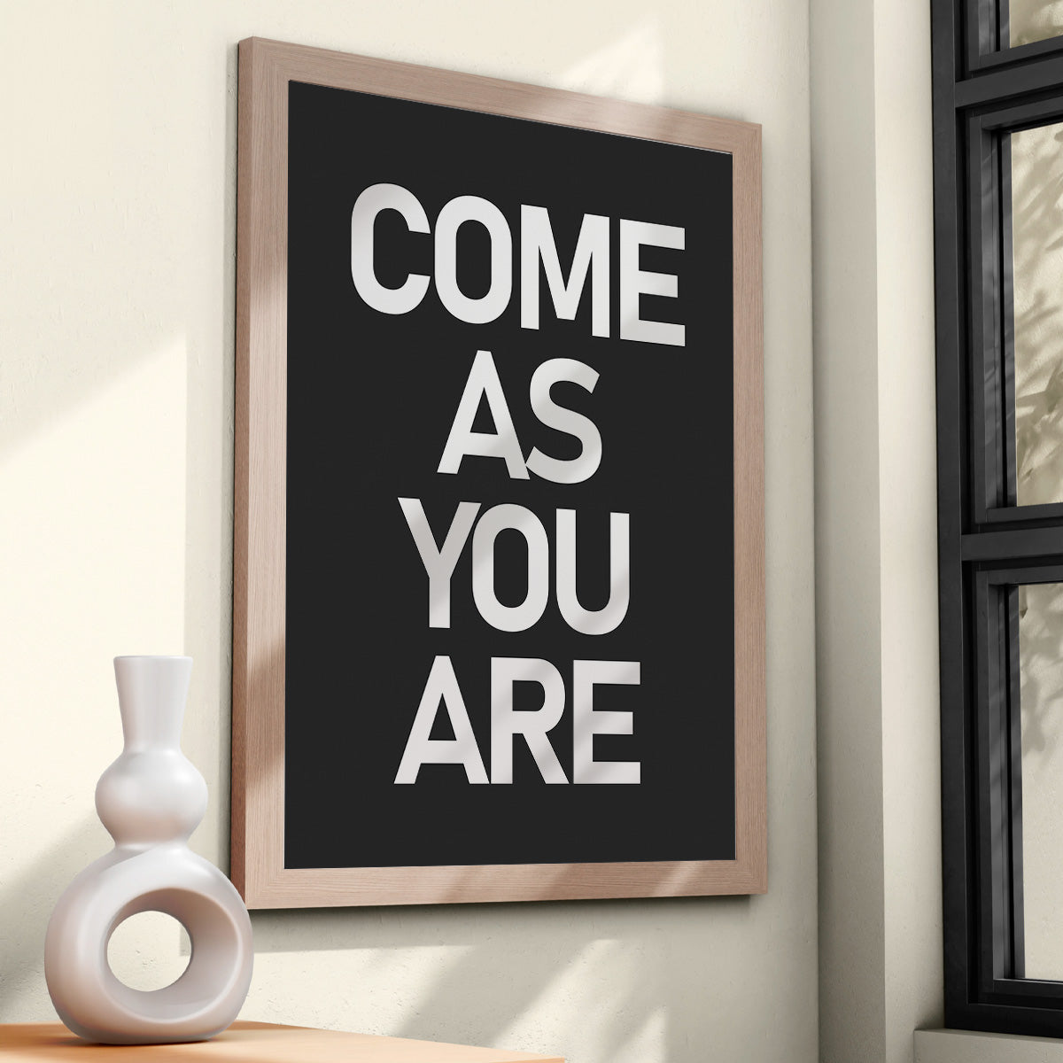 Come As You are HD Metal Wall Art