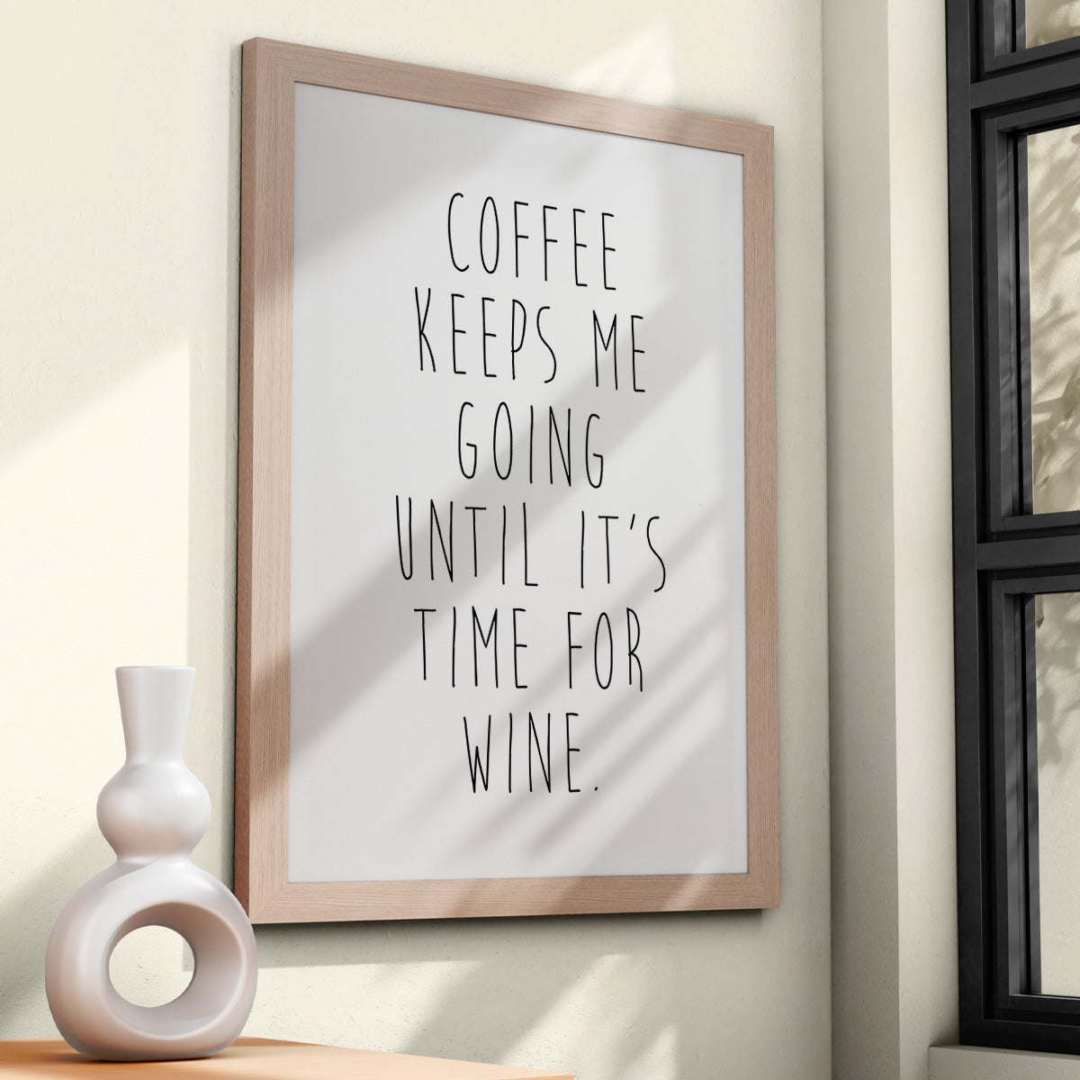 Coffee keeps me Going HD Metal Wall Art