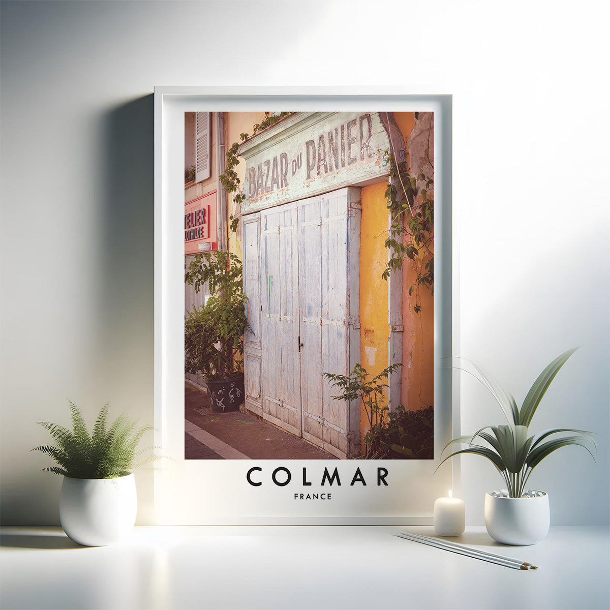 Charming Colmar: HD Metal Wall Art