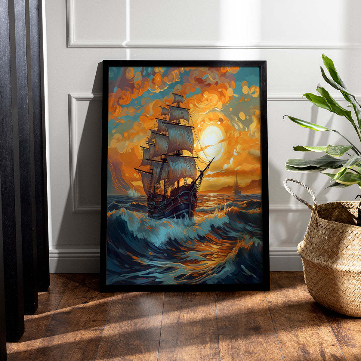 Ocean Sunset HD Metal Wall Art