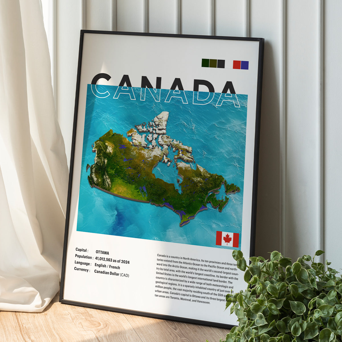 Maple Majesty: Canada HD Metal Wall Art