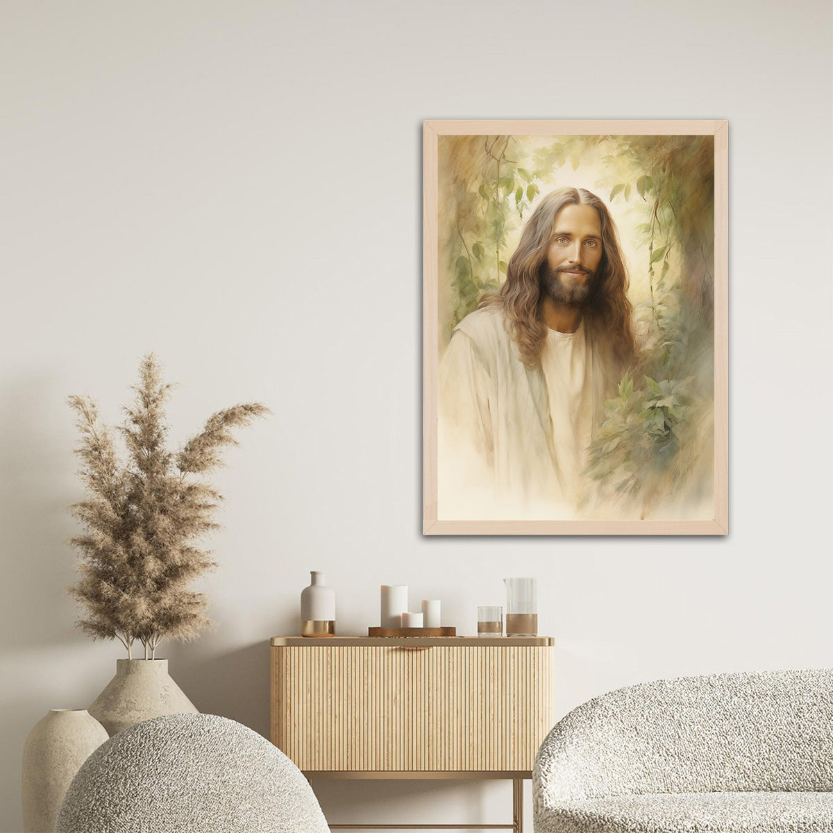 Jesus Portrait II HD Metal Wall Art