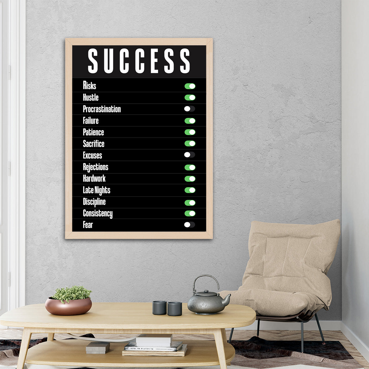 Success II HD Metal Wall Art