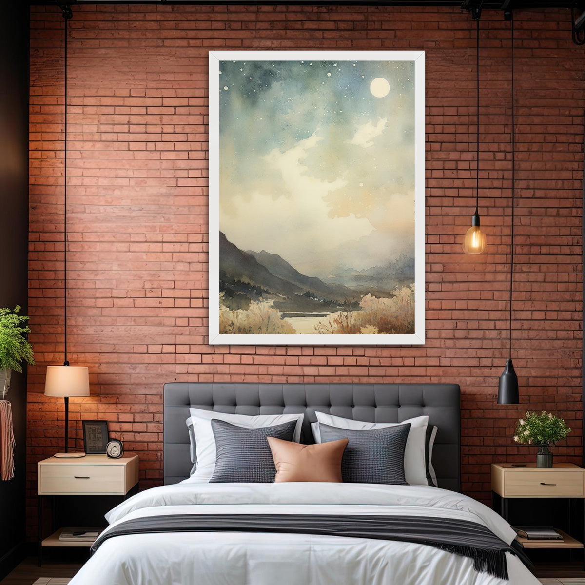 Starry Serenity: Metal Wall Art HD Metal Wall Art