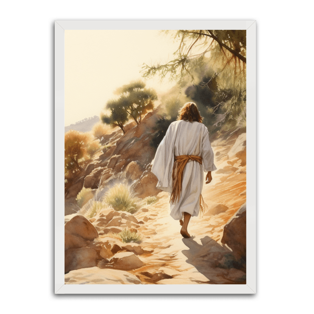 Jesus's Journey Through the Desert.