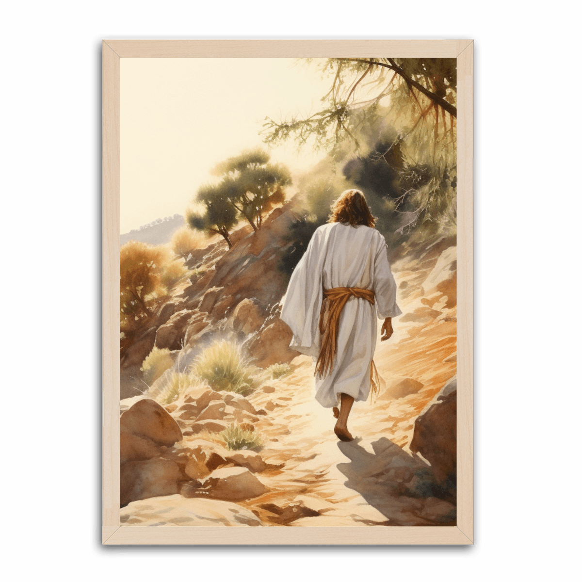 Jesus's Journey Through the Desert.