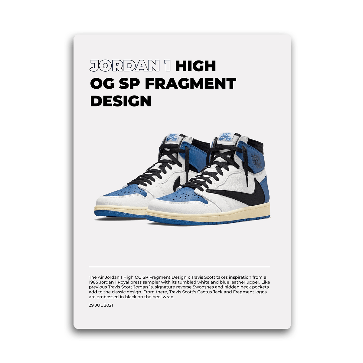 Nike Jordan 1 - Iconic Sneaker Tribute - PixMagic