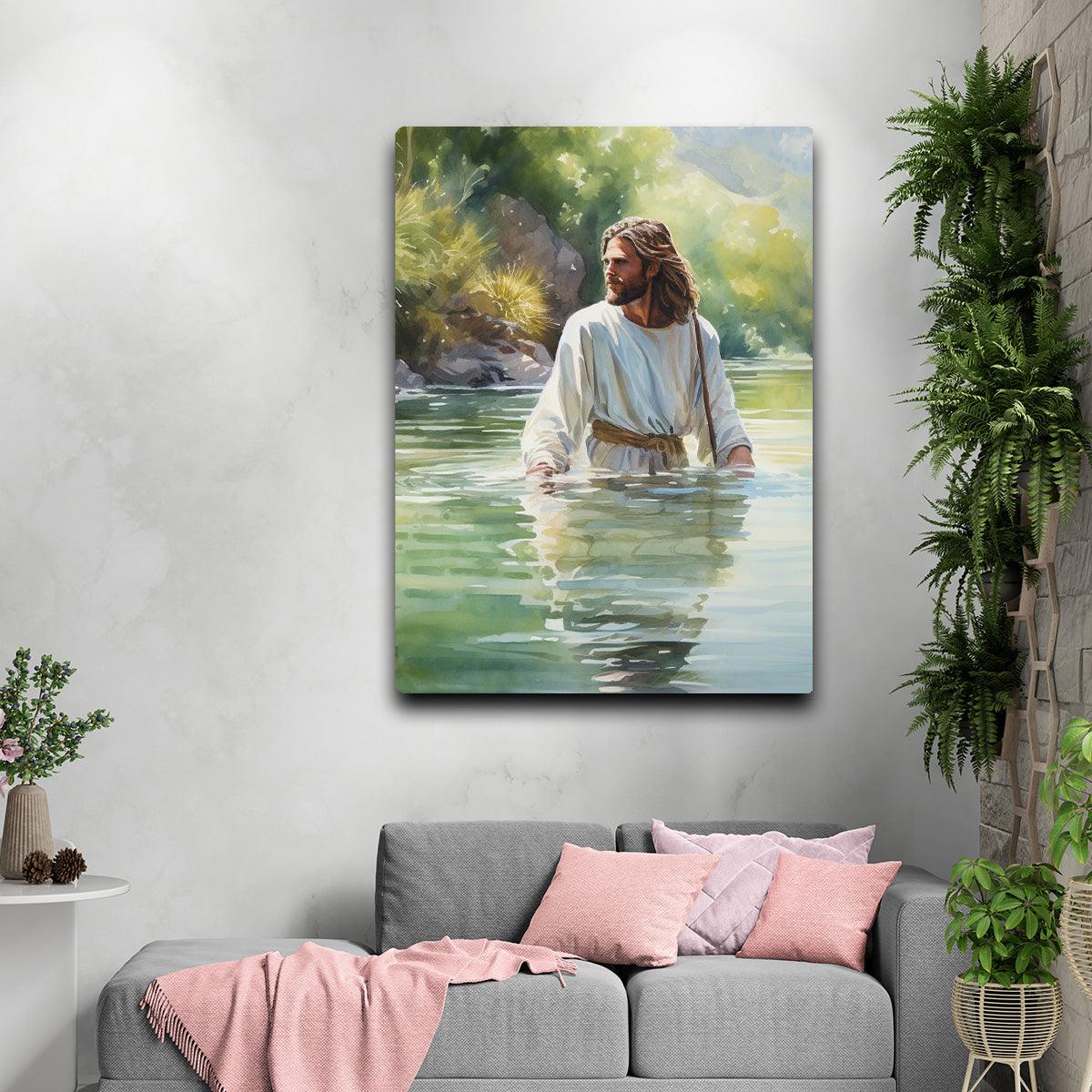 Scared Waters: Jesus Baptismal Grace.